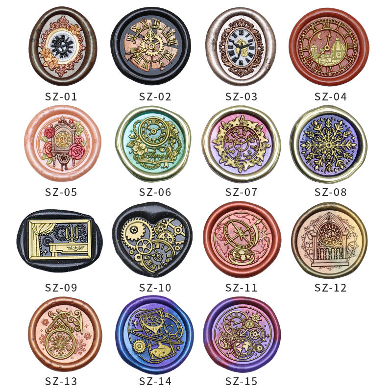 Classic Clock Hourglass Timeline