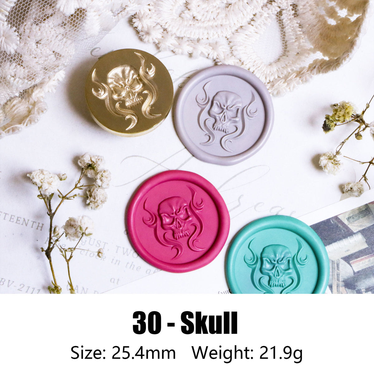 Skulls / Texture / Others Brass Stamps