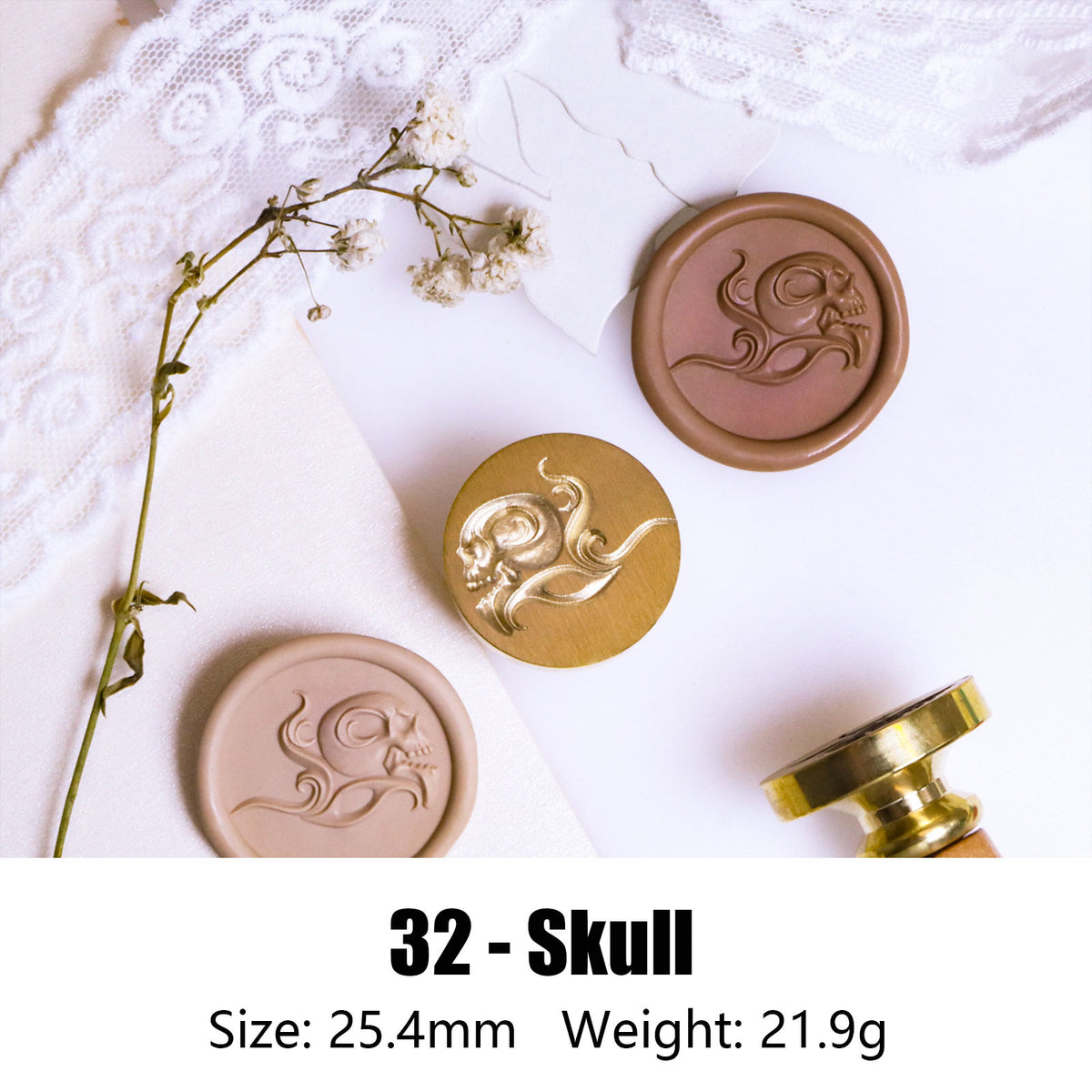 Skulls / Texture / Others Brass Stamps