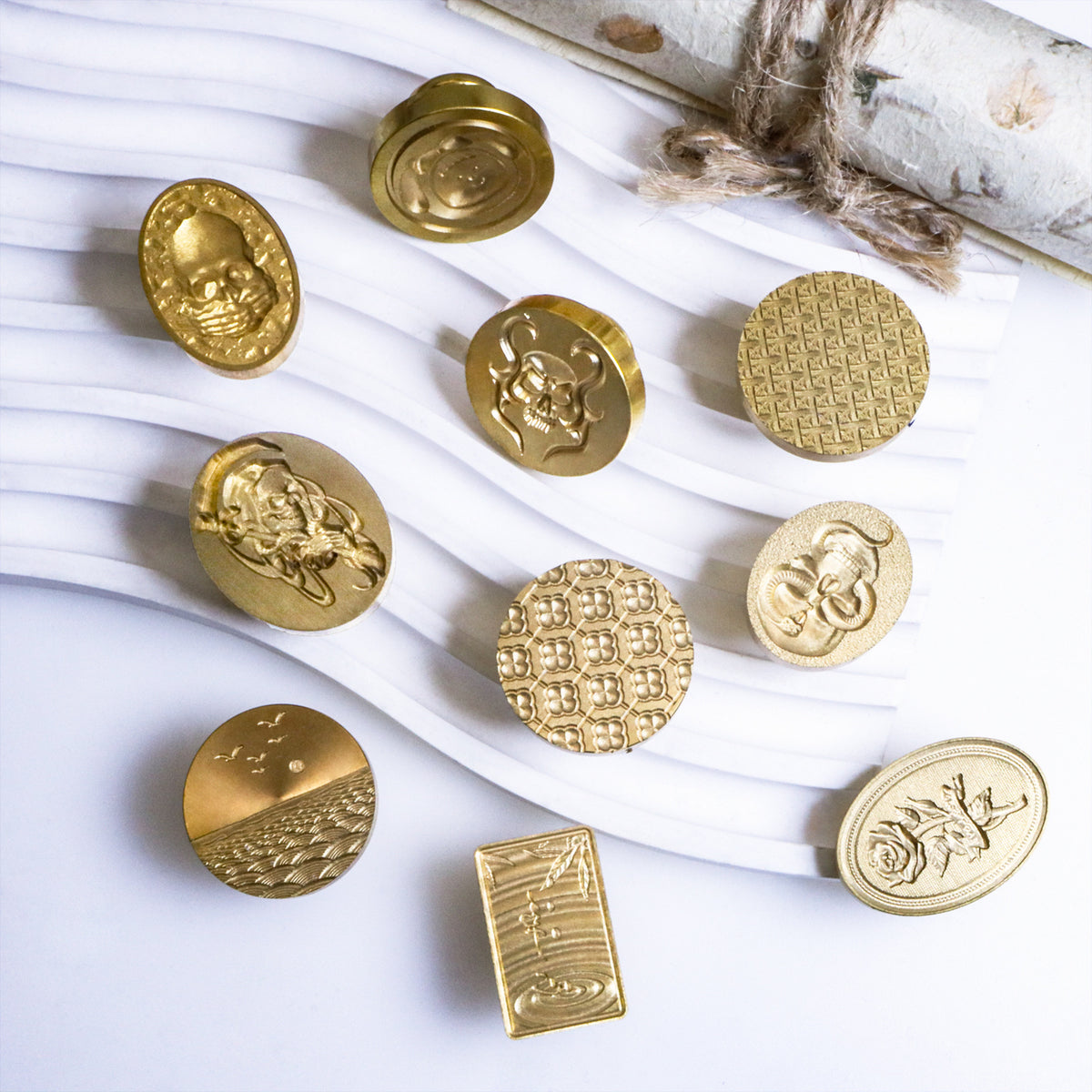 Skulls / Texture / Others Brass Stamps