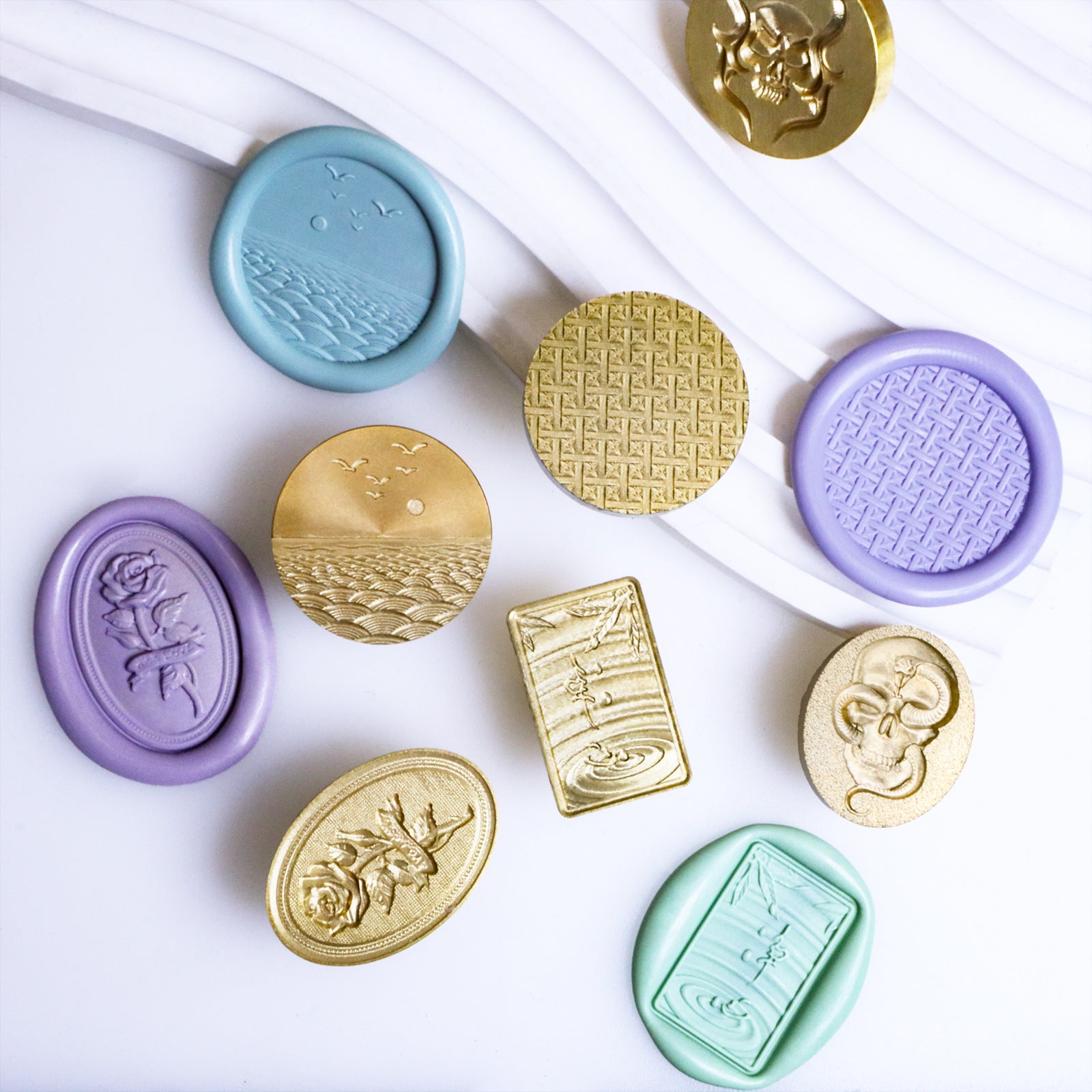 Skulls / Texture / Others Brass Stamps