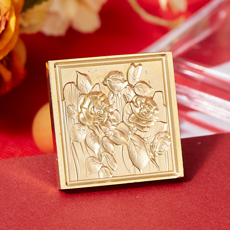 Rose Seal Stamp Big Size