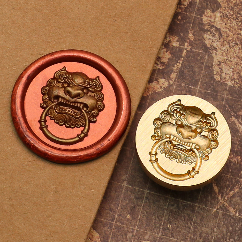 Lion Stamp 3D