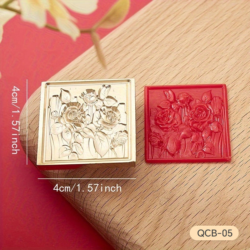 Rose Seal Stamp Big Size