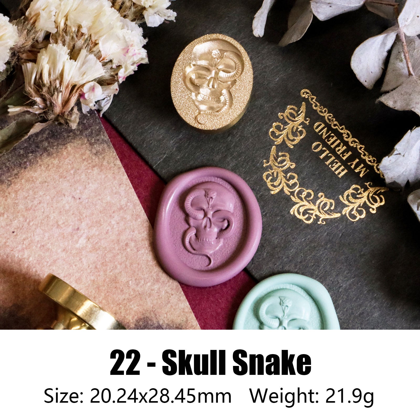 Skulls / Texture / Others Brass Stamps
