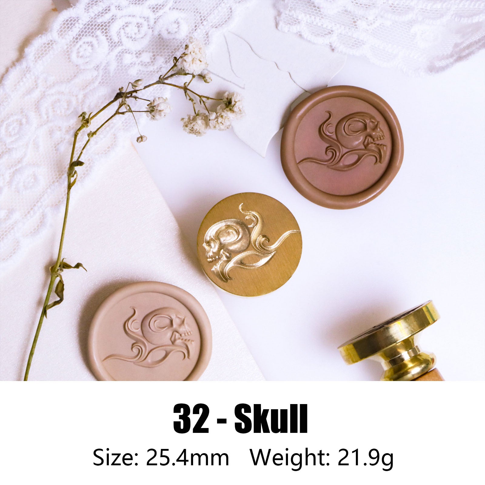 Skulls / Texture / Others Brass Stamps