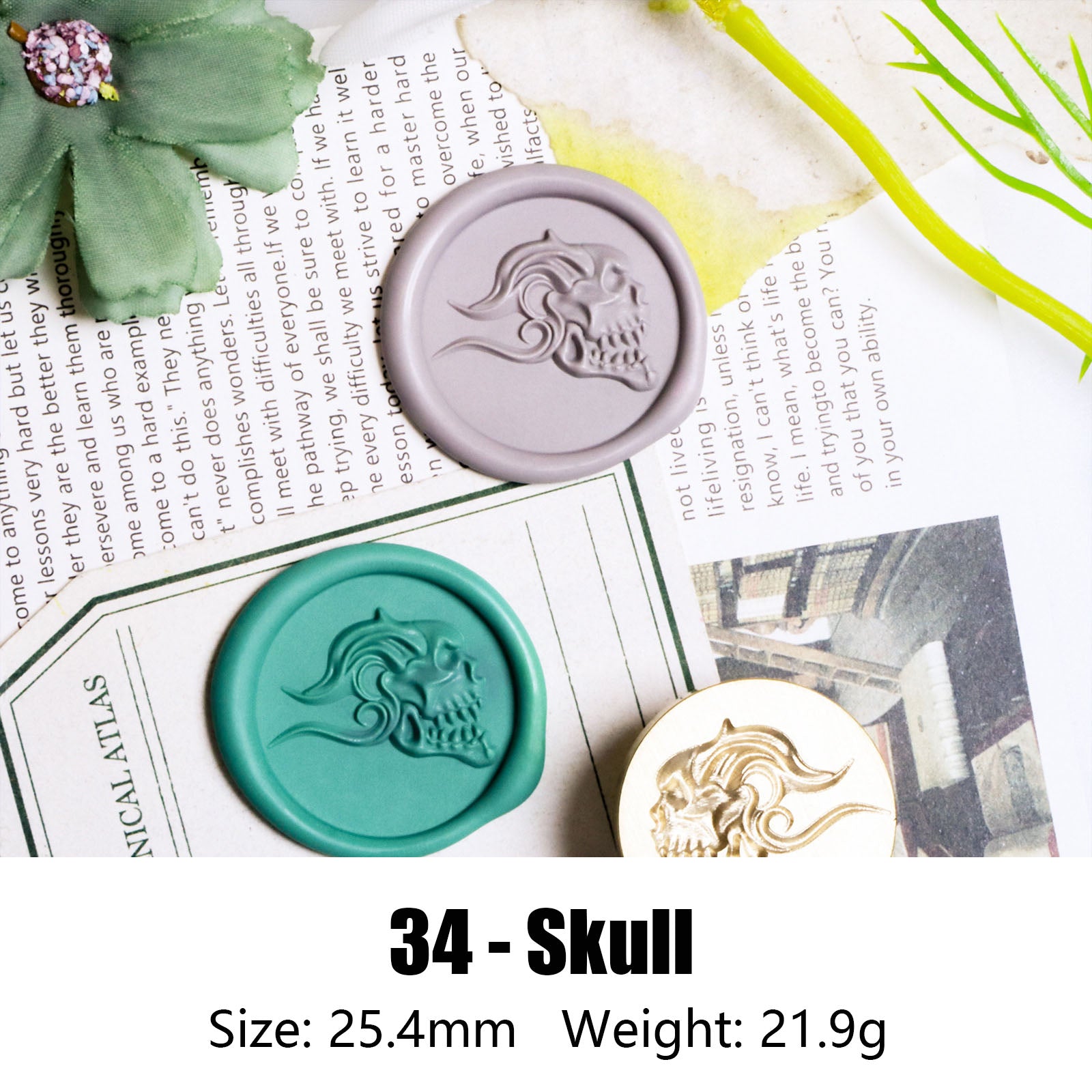 Skulls / Texture / Others Brass Stamps