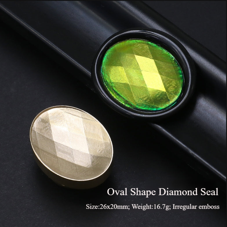 3D Diamond Shape Stamp Seal