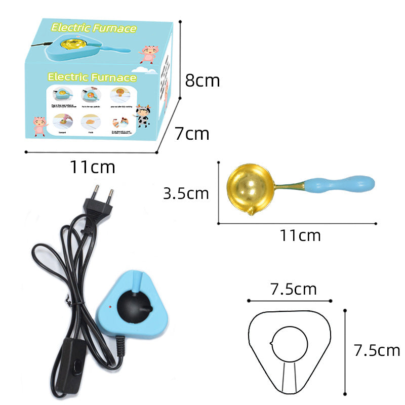 Electronic Sealing Wax Melter Melting Furnace with Spoon